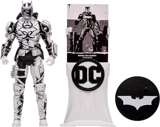 Hazmat Suit Batman (DC Multiverse) Sketch Edition Gold Label 7"" Figure MTS Exclusive, 17047