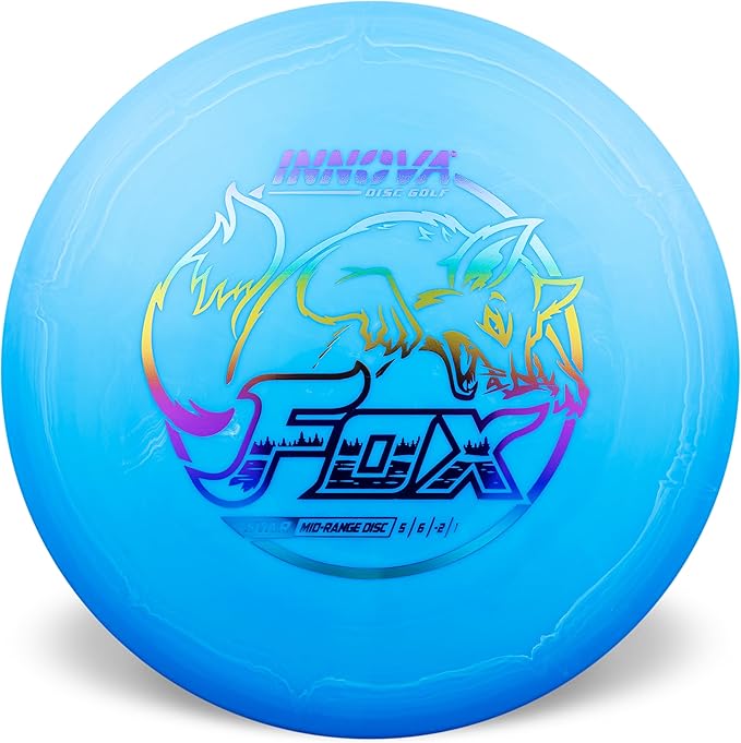 Innova Star Fox Disc Golf Mid-Range, Far Gliding Mid-Range Disc (Colors Will Vary)