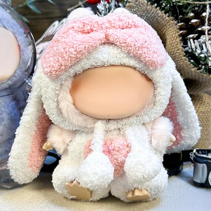 Clothes Fit for 17CM Doll, Fashion Doll Clothes Outfit Set Cute Theme Designer Toys Dress Accessories for Collector Fans Display (Bunny)