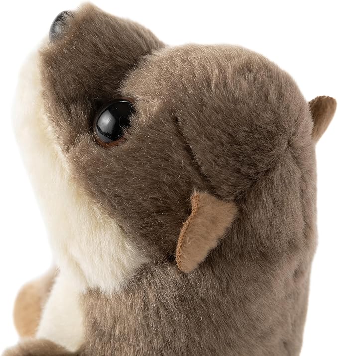 The Petting Zoo River Otter Stuffed Animal Plushie, Gifts for Kids, Wild Onez Babiez Wildlife Animals, River Otter Plush Toy 6 Inches