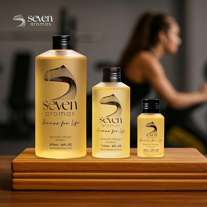 SevenAromas Santorini | 145ml 5oz Hotel Scent Diffuser Oil | Fresh Floral | Peach, Magnolia & Sandalwood | Luxury Home Fragrance