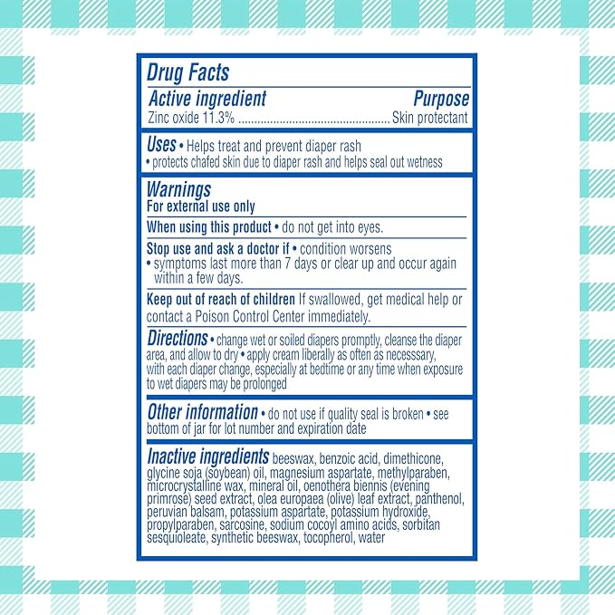Balmex Fast-Acting Baby Diaper Rash Cream with Zinc Oxide + Soothing Botanicals, Pediatrician-Recommended, 16oz