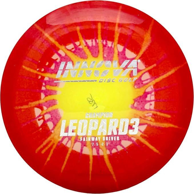 Innova I-Dye Champion Leopard3 Disc Golf Driver - Colors and Designs Will Vary