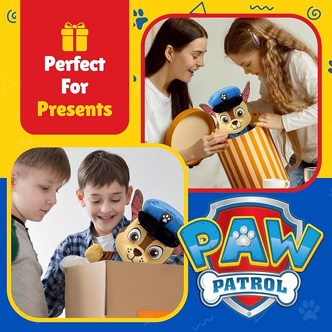 TY - Paw Patrol Collection, Chase, All the Heroes of the Puppy Squad in Floppy Version, Soft Plush to Collect, Gift Idea for Young and Old - 20 cm - T44014