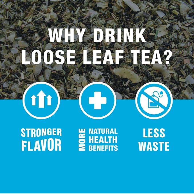 Tiesta Tea - Coconut Breeze, Loose Leaf, Soft Coconut Oolong Tea, Medium-Caffeinated Blend, Makes Hot or Iced & Up to 40-50 Cups, 4oz Refillable Tin