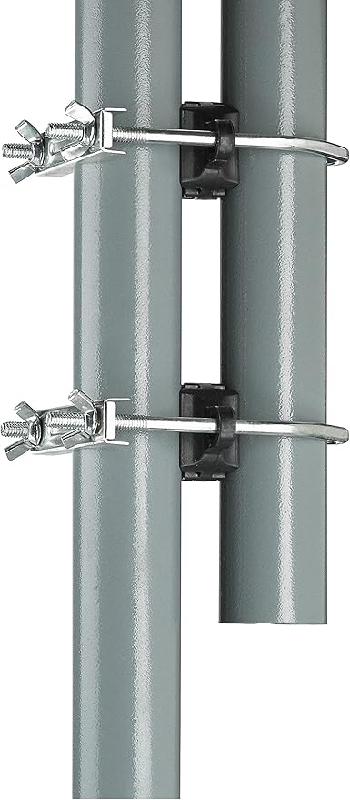 Upper Bounce Trampoline Enclosure Pole Connectors, Replacement Hardware Parts and Accessories, U-Shaped Safety Clamps, Fits up to 1.5" Diameter and 1.75” Legs, Set of 8