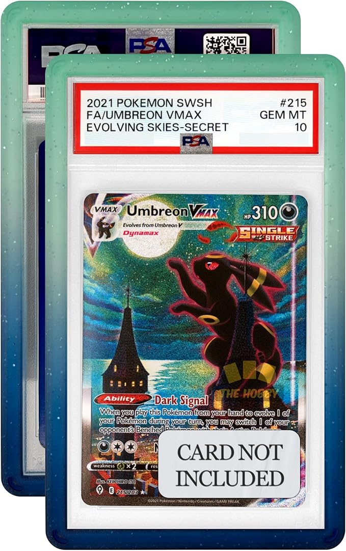 Bumper Guard for PSA Graded Cards ONLY | Limited Edition Gradient Slab Edge Protector | 1 Pack Lagoon