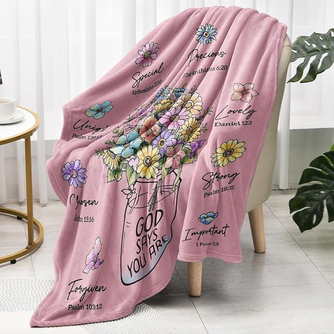 Christian Religious Gifts for Women, Pink Birthday Gifts for Women