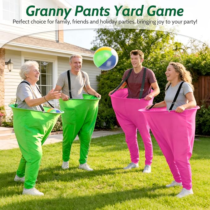 Granny Pants Yard Game, Granny Pants Outdoor Games for Adults Family Easter Carnival Party