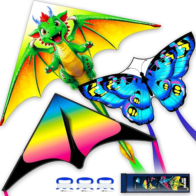 Kite for Ages 8-12, Easy to Fly and Assemble Rocket Kites for Beginner, Single Line String Professional Kites for Beach and Outdoor Activity