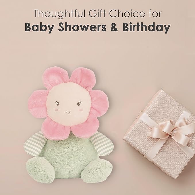 MON AMI Flower Pal Doll Stuffed Toy – 7”, Flower Plush Toy, Use as Toy or Nursery Room Décor, for Kids of All Ages
