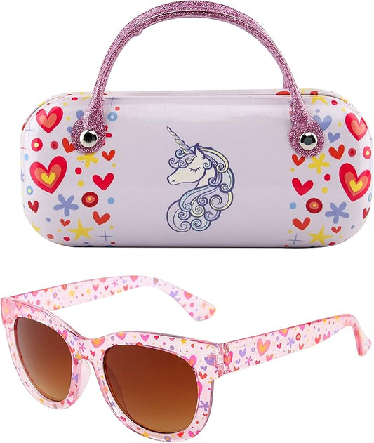 KENBO Kids Sunglasses for Girls UV Protection Toddler Sunglasses