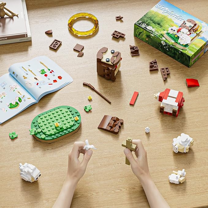 Jesus Christ Building Blocks Set, Divine Shepherd Jesus Building Toy, Educational Christian Toy for Kids Age 6+
