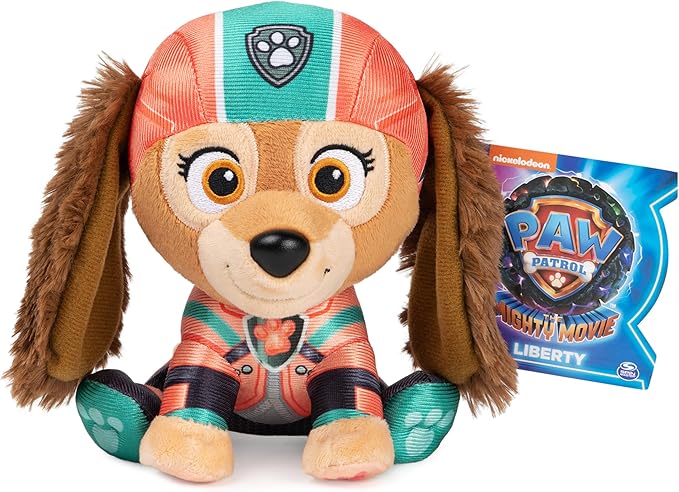 GUND PAW Patrol: The Mighty Movie Liberty Stuffed Animal, Officially Licensed Plush Toy for Ages 1 and Up, 6”