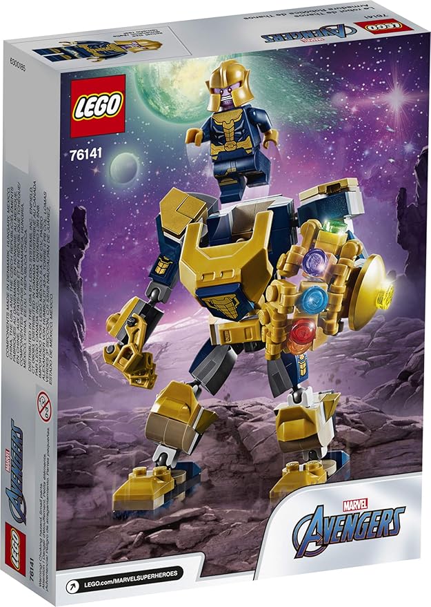 LEGO Marvel Avengers Thanos Mech 76141 Cool Action Building Toy for Kids with Mech Figure Thanos Minifigure (152 Pieces)