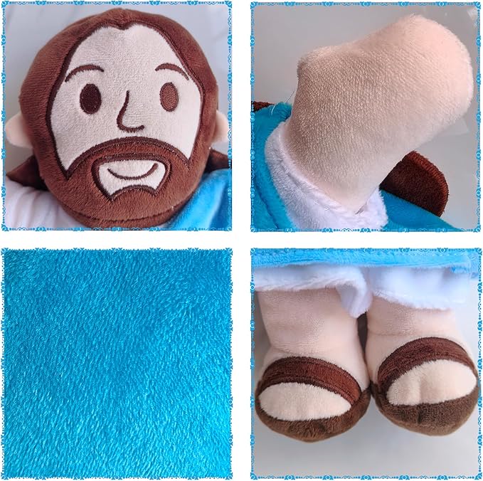 Jesus Plush 14" Jesus Stuffed Doll Christian Plush Toy Religious Easter for Kids Boys Girls