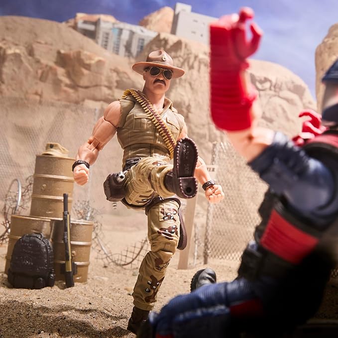 G.I. Joe Classified Series #173, SGT Slaughter & Felix Mercer Stratton, 2 Collectible 6 Inch Action Figures with 26 Accessories
