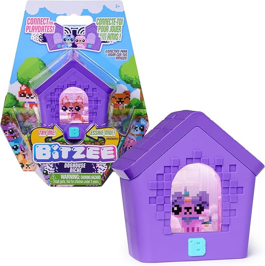 Bitzee, Doghouse Interactive Toy with 15 Puppies Inside, 3D Playroom, Reacts to Touch, Digital Pet Kids Toys for Girls & Boys Ages 5 and up