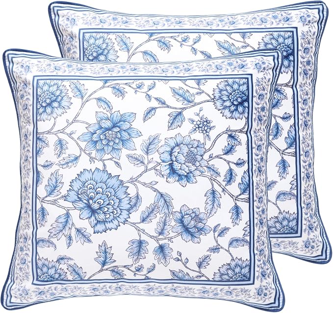 Designer Velvet Throw Pillow Cover,Set of 2,22"x22"-BlueWilow | Pillow Cover,Concealed Zipper Design,Dragonfly Pattern,Sofas,Bedroom,Living Room,Lounge Chairs,All Season Home Decor