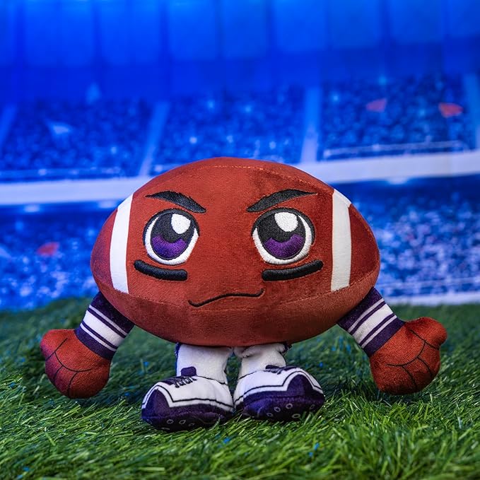 Bleacher Creatures Kansas State Wildcats 8" Kuricha Football Sitting Plush - Soft Chibi Inspired Plush