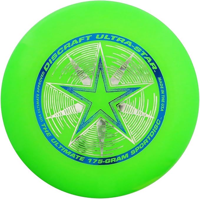 Discraft 175 gram Ultra Star Sport Disc - 2 Pack (White & Green)