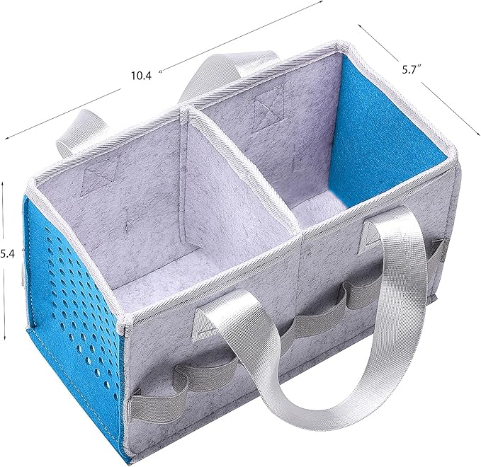 Toniebox Starter Set Hard Case with Handle - Portable Travel Carry Case for Tonies Box Compatible with Tonies Figure (Blue)