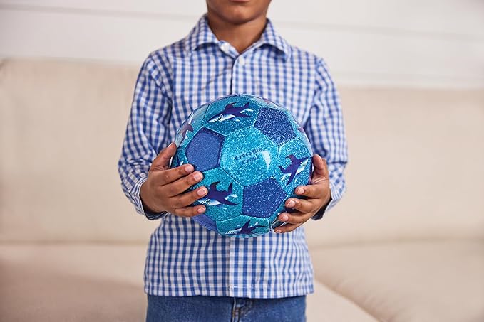 Crocodile Creek Soccer Ball - Inflatable Rubber Ball for Kids Ages 4 and Up - for Indoor and Outdoor Sports - PVC-Free