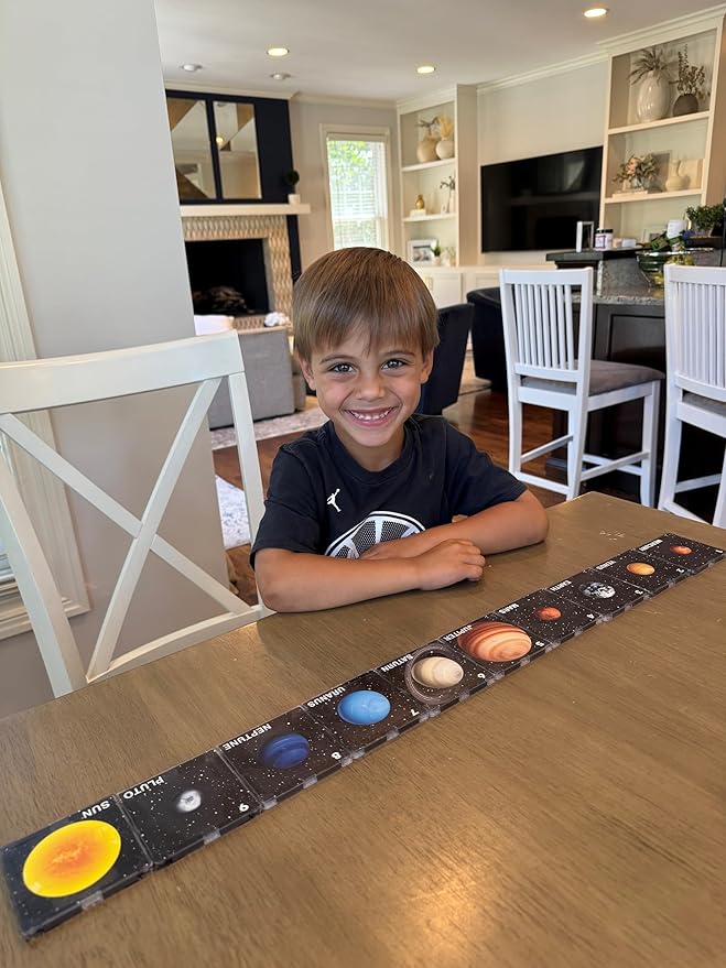CreateOn NASA Rocketship Magnetic Tile Set, Building Set for Kids, Magnetic Building Toys for Kids, STEM Toys for Boys and Girls Ages 3 and Up, 18-Piece Set