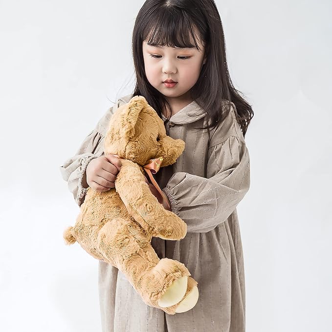 20" Posed Teddy Bear Stuffed Animal Cute Plush Toy for Girl Kids (Light Brown)