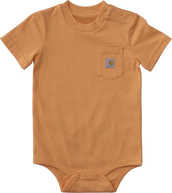 Carhartt Unisex Baby, Short-sleeve Bodysuit Pocket T-shirt