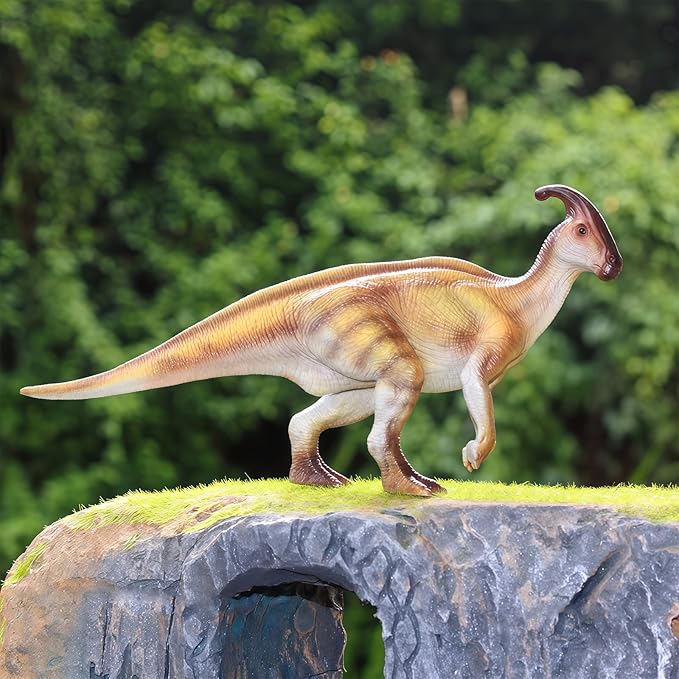 Gemini&Genius Dinosaur Toys Parasaurolophus Figure Dinosaur Action Figure Collection Dino World Model Toys and Gifts for Kids
