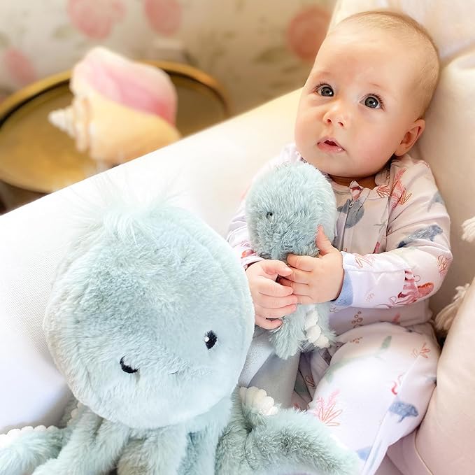 MON AMI Oda The Octopus Stuffed Animal Toy – 11”, Octopus Plush, Use as Toy or Nursery Room Décor, Great for Kids of All Ages