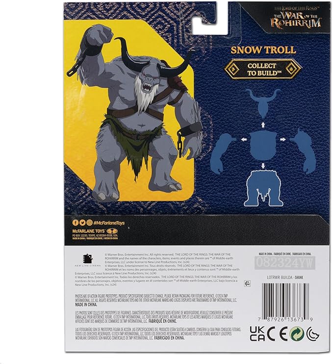 McFarlane Toys - The Lord of Rings: The War of The Rohirrim Shank 4in Build-A Figure