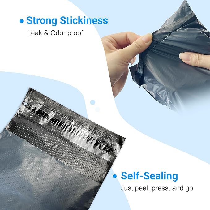 200 Sanitary Napkin Disposal Bags, Feminine Hygiene Tampon Disposal Bags | Self-Sealing Seals, Women's Privacy Protection, for Tampons Period Pad