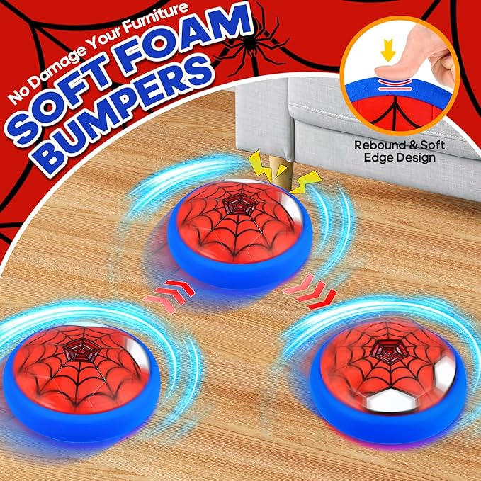 Light-Up Hover Soccer Ball Toy for Kids,Birthday Gifts for Boys Age 4 5 6 7 8 9 10 11 12 Year Old,Cool Stuff Party Game Gift for Boy 6-8, 8-12 - Floating Soccer Toys Gift for 8 Year Old