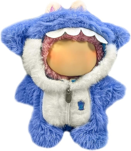 Clothes Fit for 17CM Doll, Fashion Doll Clothes Outfit Set Cute Theme Designer Toys Dress Accessories for Collector Fans Display (Blue Shark)