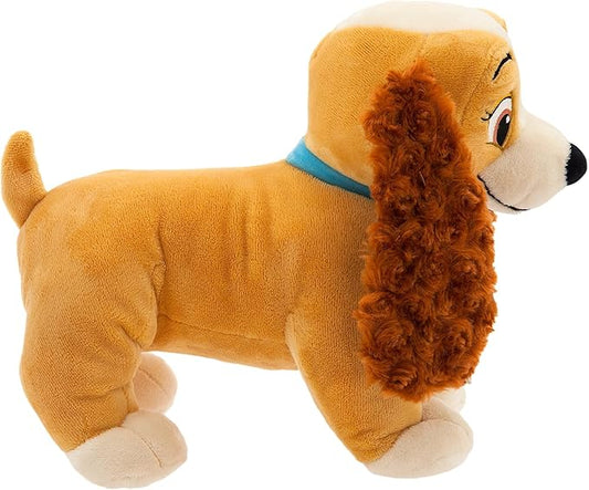 Disney Store Lady Plush from 'Lady and The Tramp' - 11-Inch Soft Toy - Classic Romantic Tale Memory, Cuddly Design Romance & Animated Film Fans
