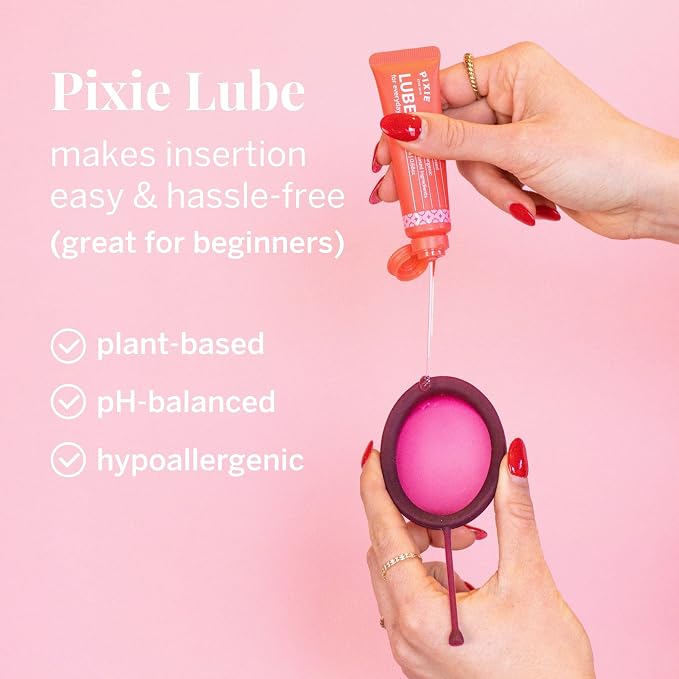 Pixie Menstrual Disc Kit for Feminine Care - Pixie Discs are Designed to Remove Like Tampons - 100% Medical-Grade Silicone - Best Period Disc Starter Kit - Proven to Become A Successful Disc User