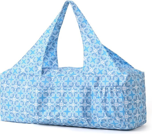 BOULDER BEE Yoga Mat Bag with Wet Pocket, Large Yoga Mat Carrier Fits All Your Stuff, Personalized Yoga Gifts, Gym Tote Bag for Women
