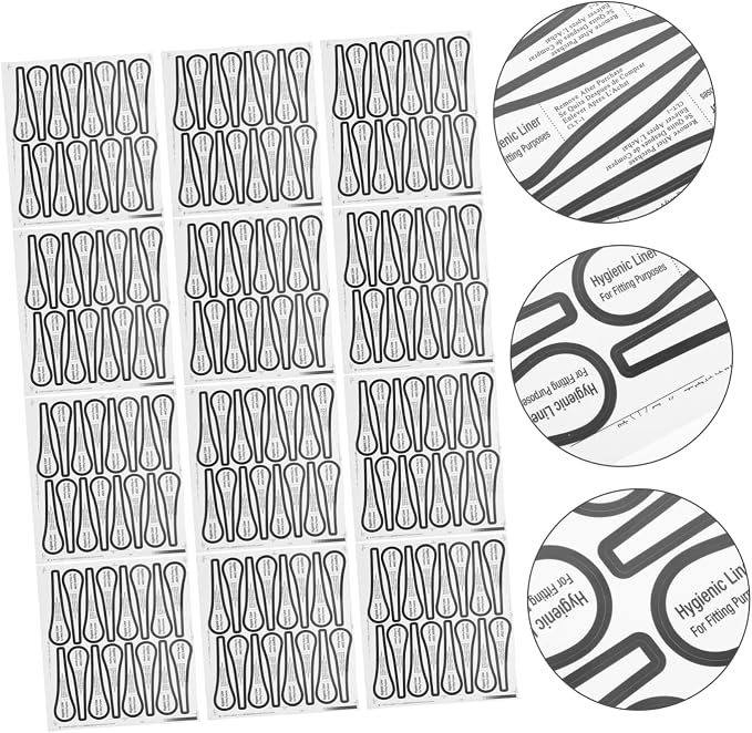 100pcs Swimwear Underpant Liner Panty Liner Protective Sticker Colorful Adhesive Decals for Lingerie