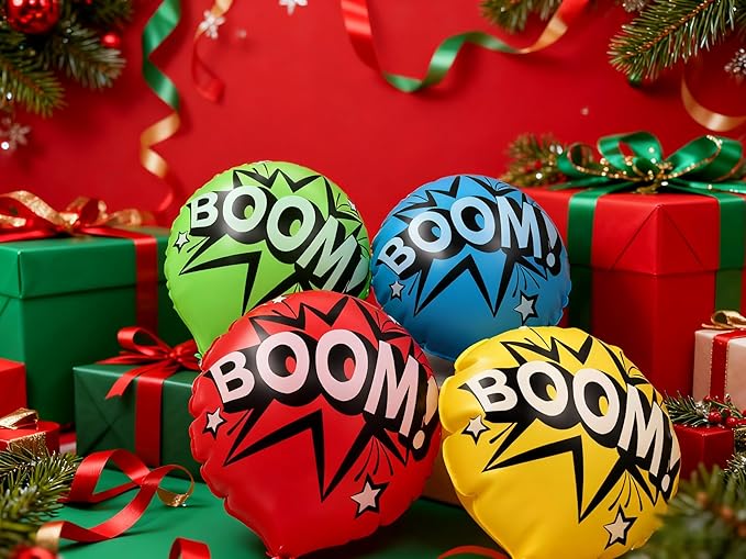 4 Pack 8" Whoopie Cushion for Kids, Large Whoopee Cushion Party Favor, Woopie Cushion Funny Prank Gag Novelty Trick Joke Gift and Gift and Toy for Kids Party Office Home（4pcs）