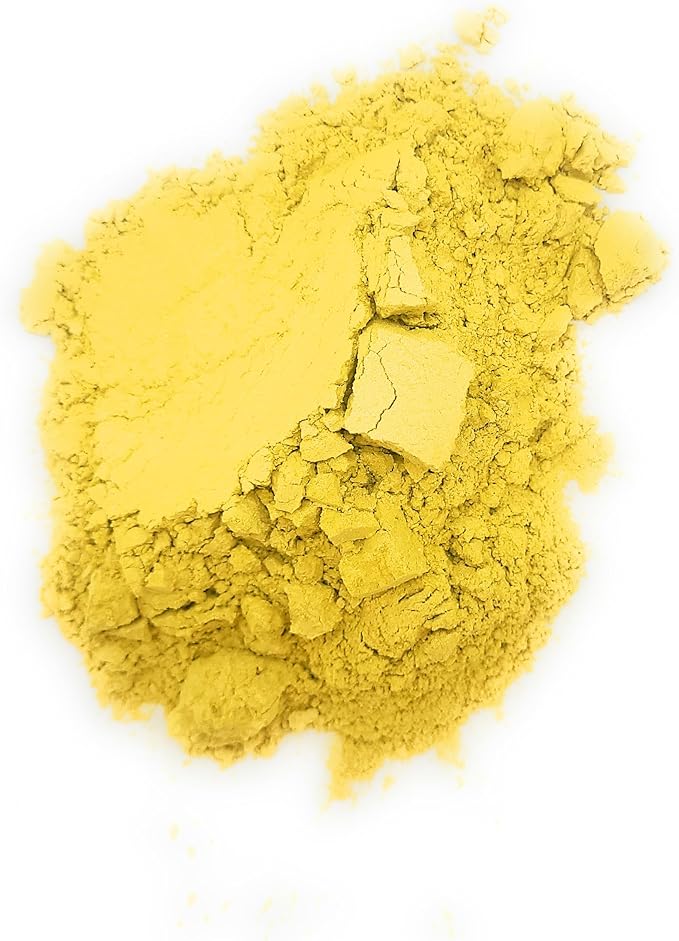 Pearl Mica Powder Pigment Dye - 500 Grams (1.1 lbs) - Best Bulk Price for Fine Arts, Crafting, Painting, Soap Candle Slime Jewelry Making, Epoxy Resin (Yellow AY03)