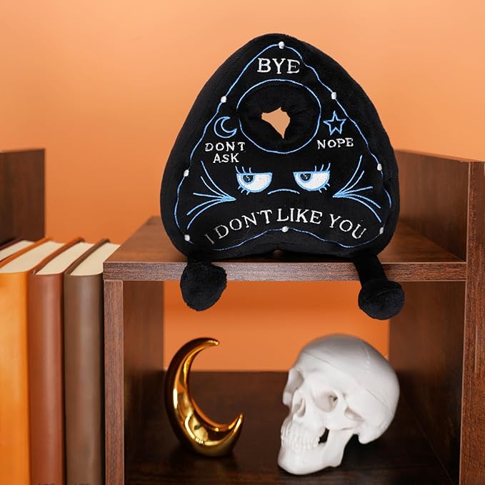 Rest in Plush Collectible – Spooky Cute Stuffed Toy, Soft Halloween Plushie for Collectors, Trick or Treat Gift, Fall Holiday Decoration - Planchette