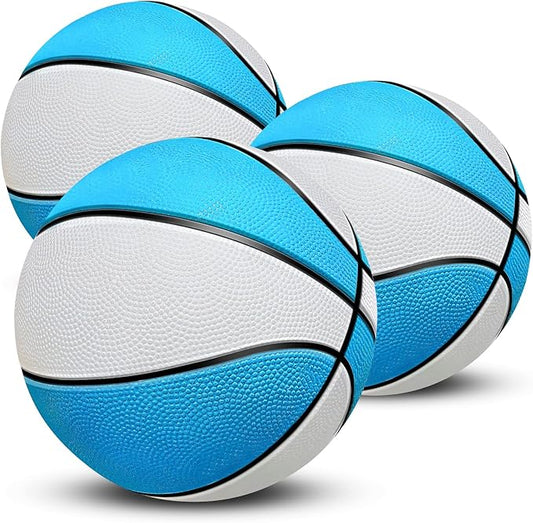 TNELTUEB Mini Basketball Replacement 8.5 Inch Pool Basketballs Ball Hoop Indoor Outdoor Toy, Fits All Standard Swimming Pool Basketball Hoop Pool Game Toy Water Games