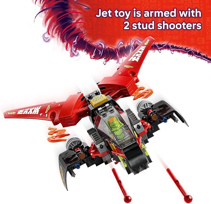 LEGO NINJAGO Ninja Combat Vehicle - 3 in 1 Building Toy - Dragons Rising Play Set for Boys & Girls, Ages 8+ - Model Building Kit for Kids W/6 Ninja Toy Minifigures - Gift Idea for Birthdays - 71844