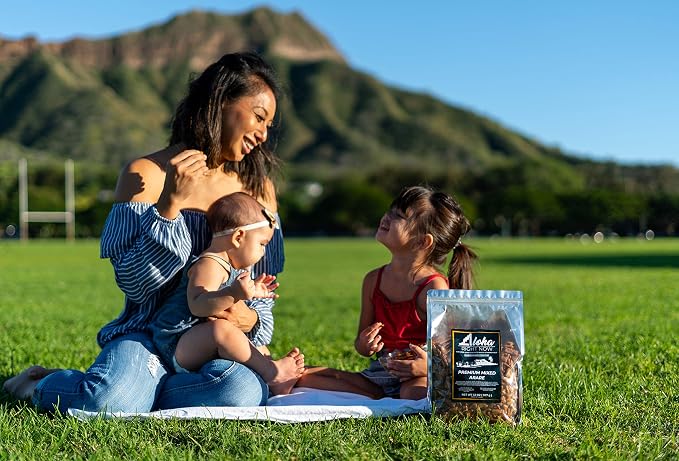 Aloha Right Now Premium Mixed Arare Rice Crackers Mochi Crunch Japanese Hawaiian Style Asian Snack Mix (2lb (pack of 1))