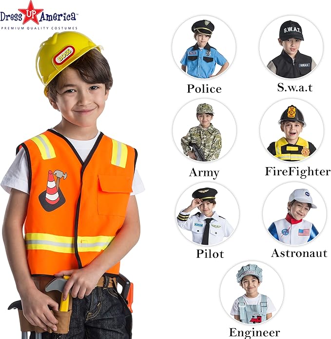 Dress Up America Dress-Up Costumes - Kids Pretend Play Sets - Role-Play Costume Clothes for Toddlers