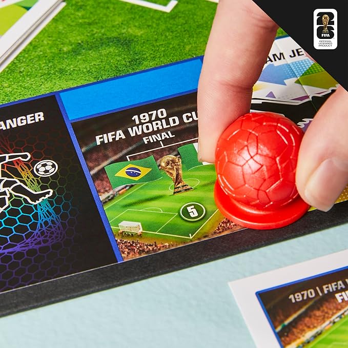 Monopoly Panini Prizm: FIFA World Cup Game I Soccer Board Game with Monopoly Panini Prizm FIFA World Cup 2026 Trading Cards I Ages 8+