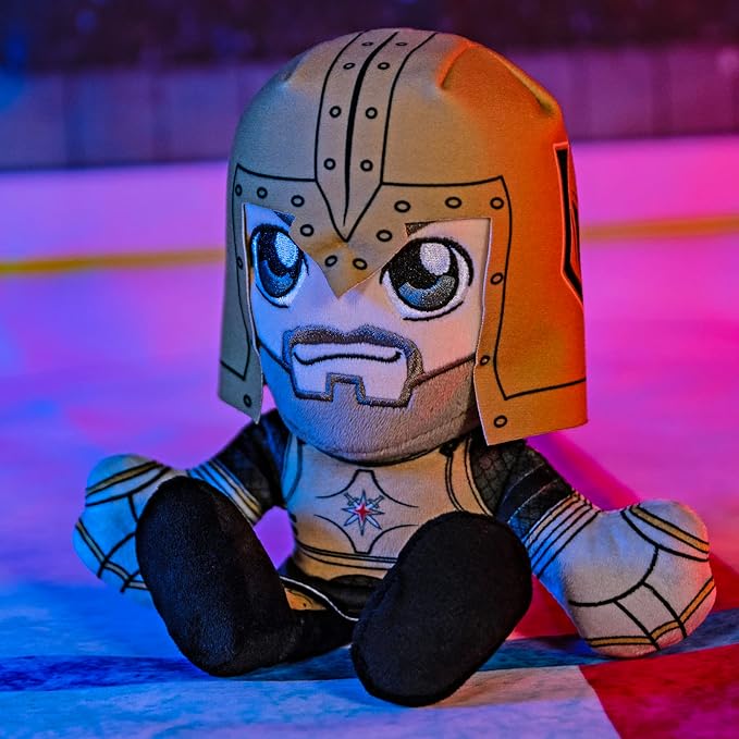 Bleacher Creatures Vegas Golden Knights 8" Kuricha Mascot Sitting Plush - Soft Chibi Inspired Mascot