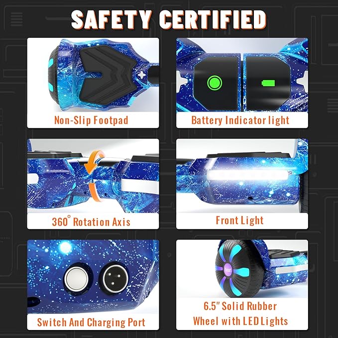 SIMATE Scooter, Bluetooth Speakers and LED Light-Up Wheels, APP Control, Dual 250W Motors, 8.5 mph Max Speed & 8.5 Miles Max Range, Gifts for Kids Adults Girls Boys